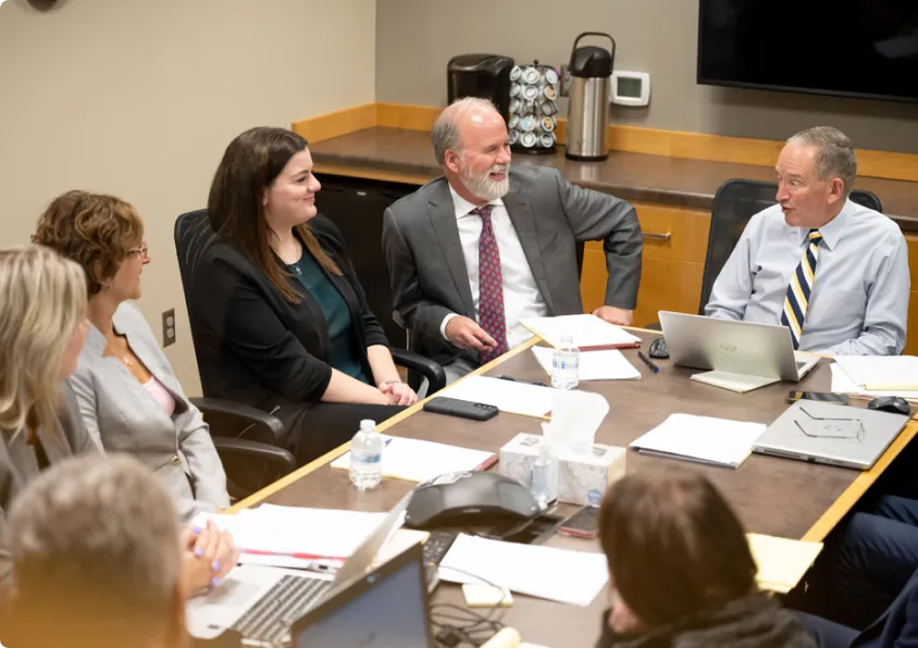 Attorneys are in a Meeting